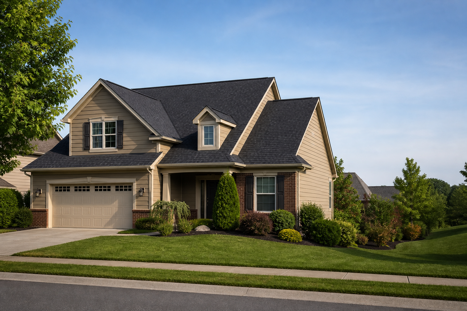 Griffin Construction Solutions - finished roof in Jackson